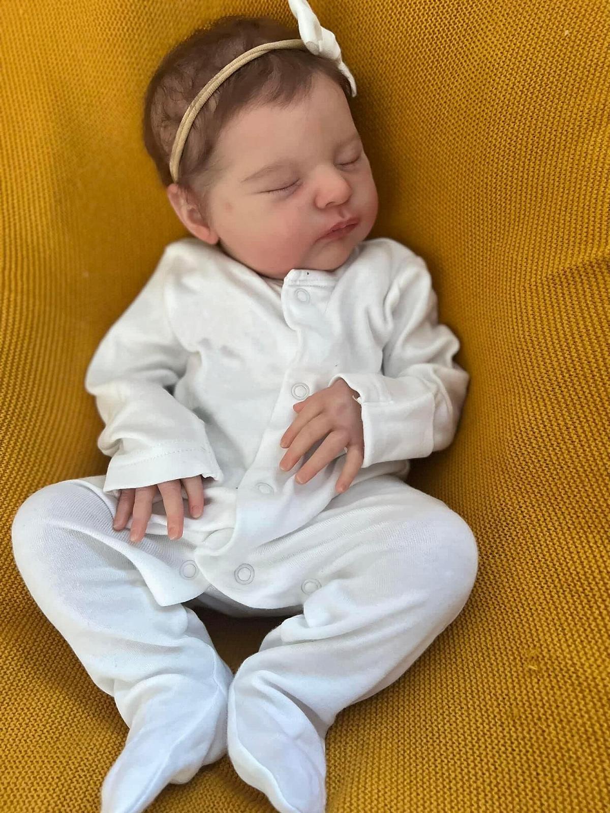 Лялька Anano Reborn 48 см Реалістична Лялька Baby Dolls Силікон Reborn Baby Dolls з Одягом та Соскою, фото №1