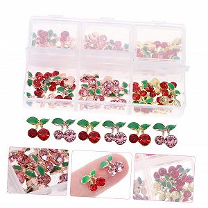 Набір для дизайну нігтів Healeved, 240 шт. зі стразами synthetic.ua - Фото 1