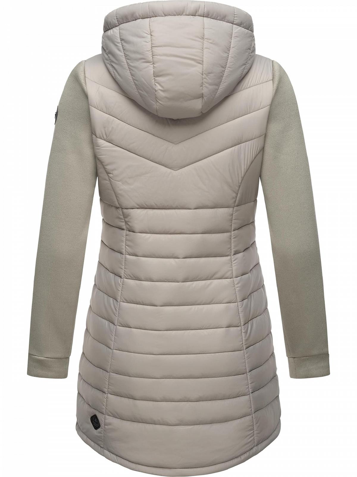 Переходная куртка Ragwear Sandrra Женская Легкая Длинная стеганая куртка с мягкими рукавами и капюшоном, фото №3