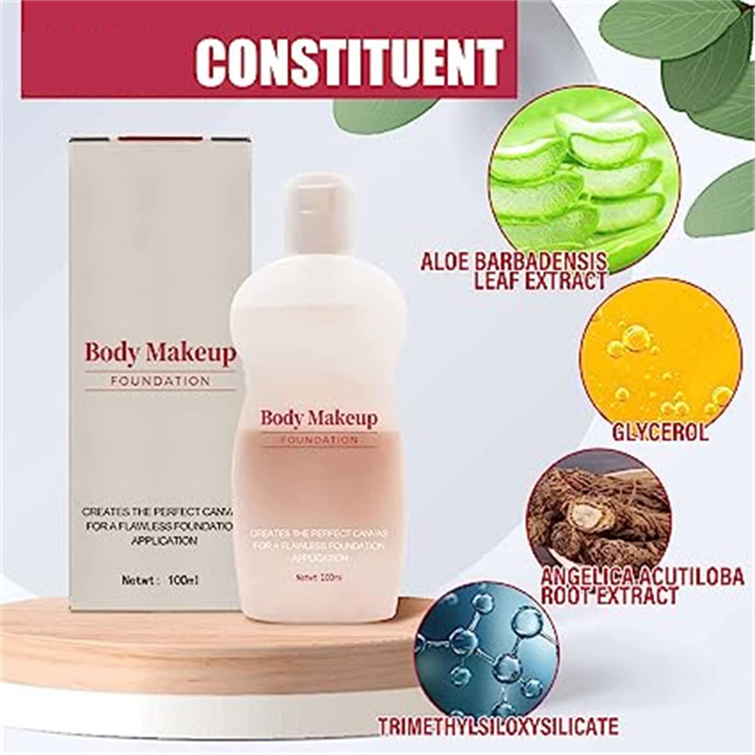 Тональний крем Body Full Coverage Natural 1 шт., фото №5