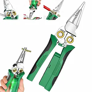 Стриппер PowerPliers 8 в 1 с тестером напряжения многофункциональный для авторемонта - Фото 1