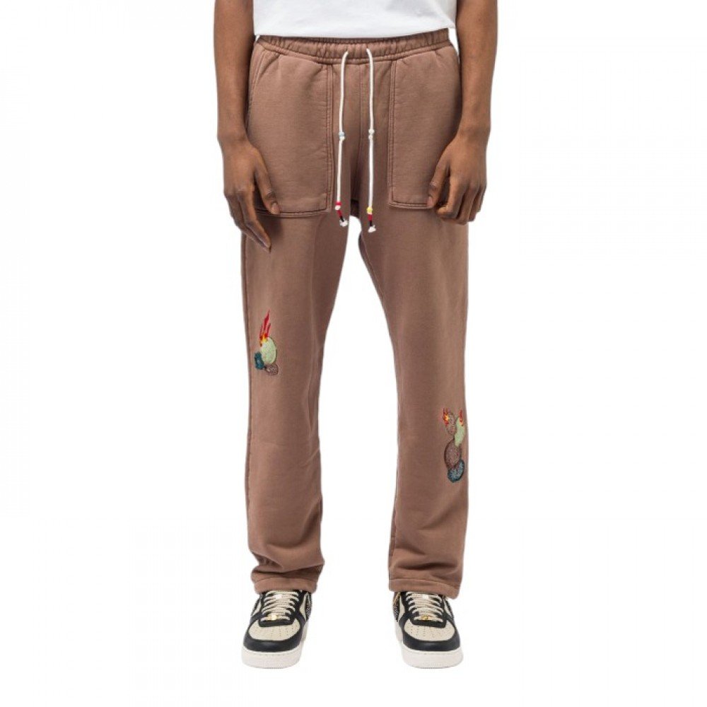 Штаны Travis Scott x Air Jordan Fleece Pant Archaeo Brown XS, фото №1