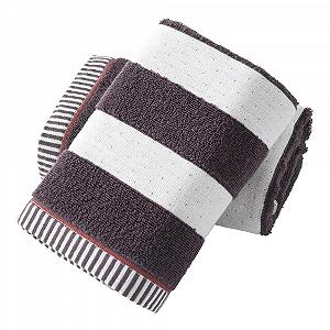 Рушник sense gnosis Brown Stripe 100% Cotton Gauze Ribbed 33x73 см 2 шт. - Фото 1
