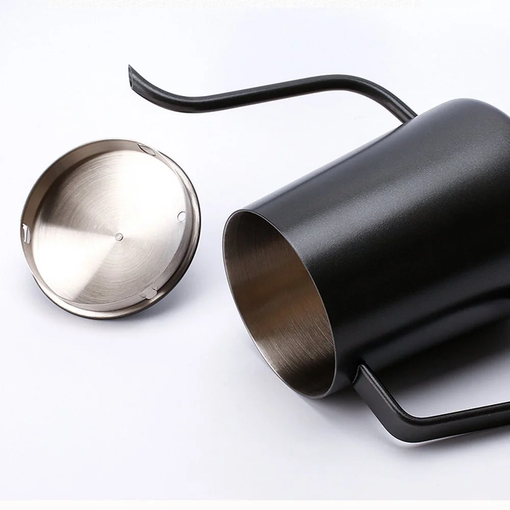 Чайник для приготування кави 350 мл з носиком 4 мм Drip Coffee Drip Kettle з антипригарним покриттям, фото №3 Чайник для приготування кави 350 мл з носиком 4 мм Drip Coffee Drip Kettle з антипригарним покриттям, фото №3