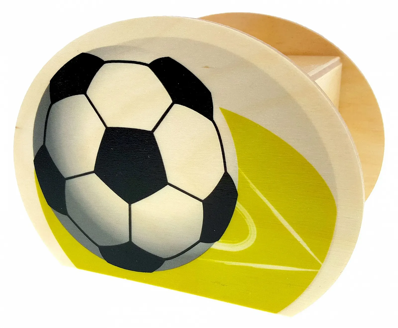 Скарбничка дерев'яна Hess Wooden Toy Футбол 20013, фото №2
