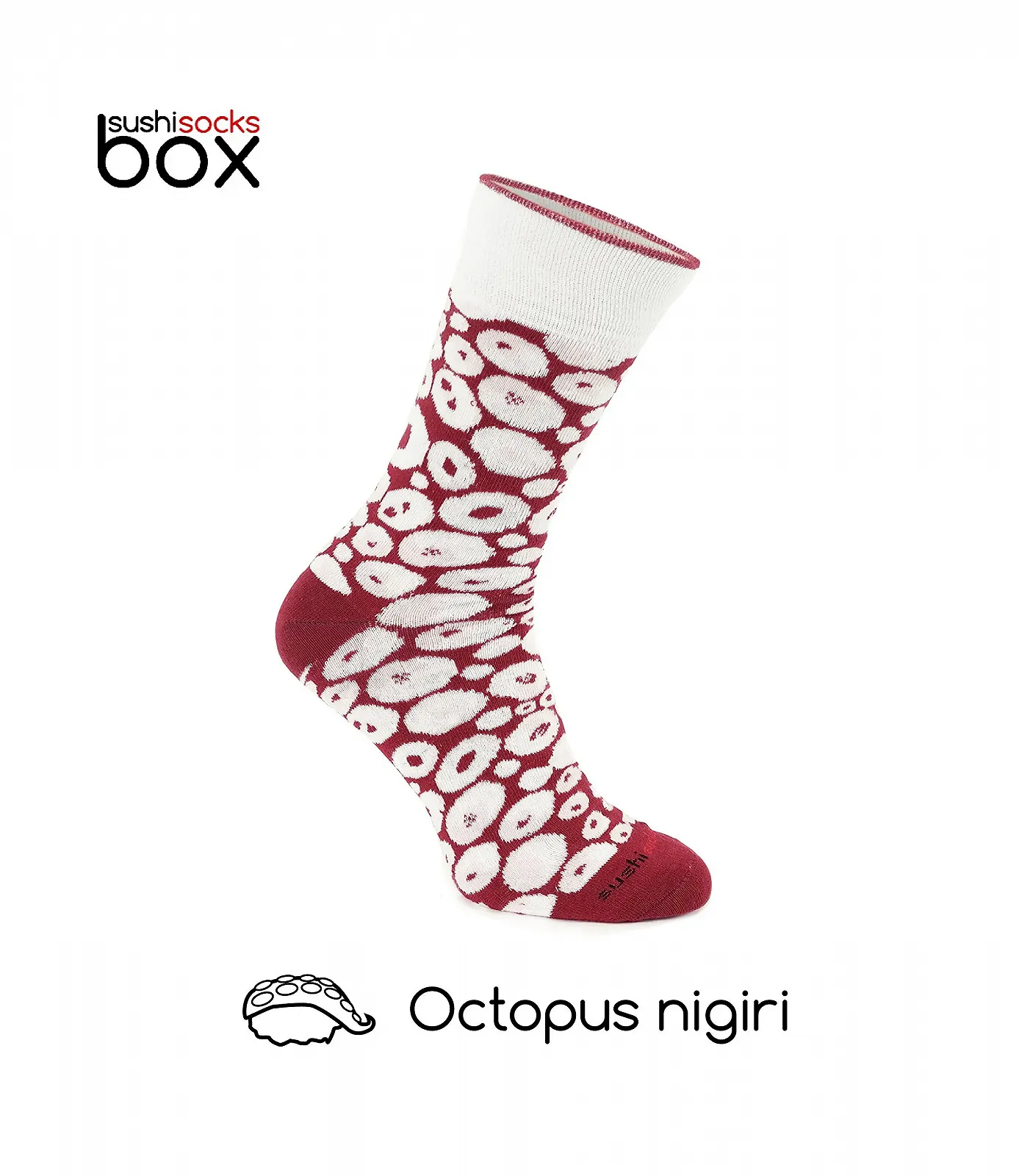 Носки Octopus Sushi Красный Размер UK: 3/4/5/6, 40, 41, 42, 43, 44, 45, 46, фото №3