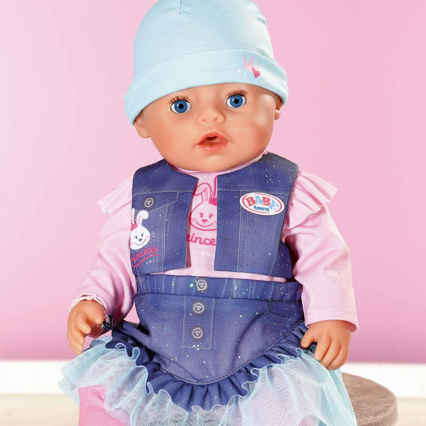 Интерактивная кукла Zapf Creation Baby Born - Джинсовый стиль крохи (836385), фото №2