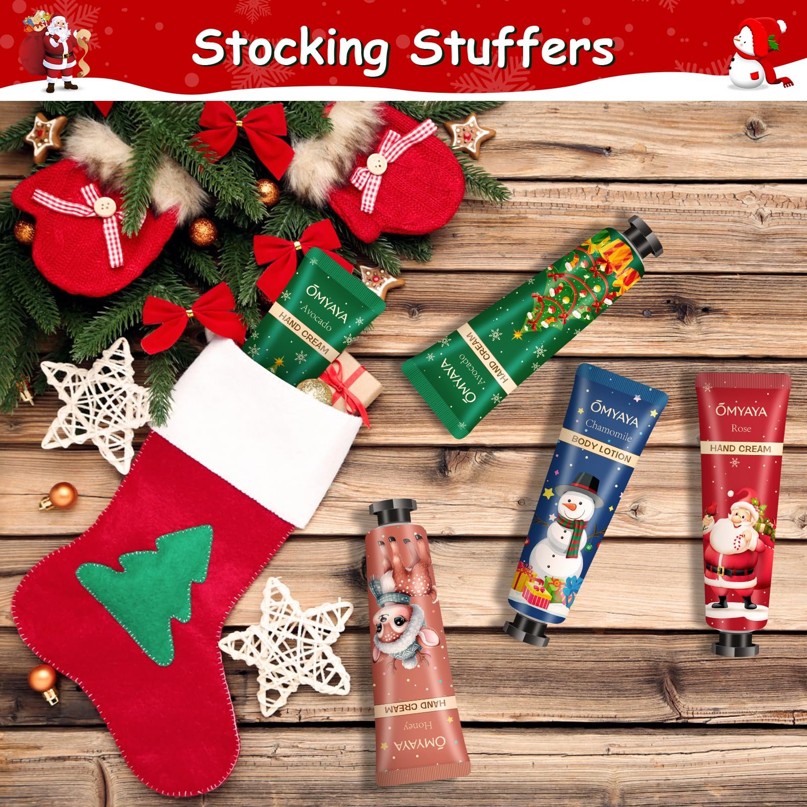 Крем для рук Набор Рождественский календарь 2025 Мини Увлажняющий для сухой потрескавшейся кожи рук и ног Рождественские подарки для женщин, фото №4