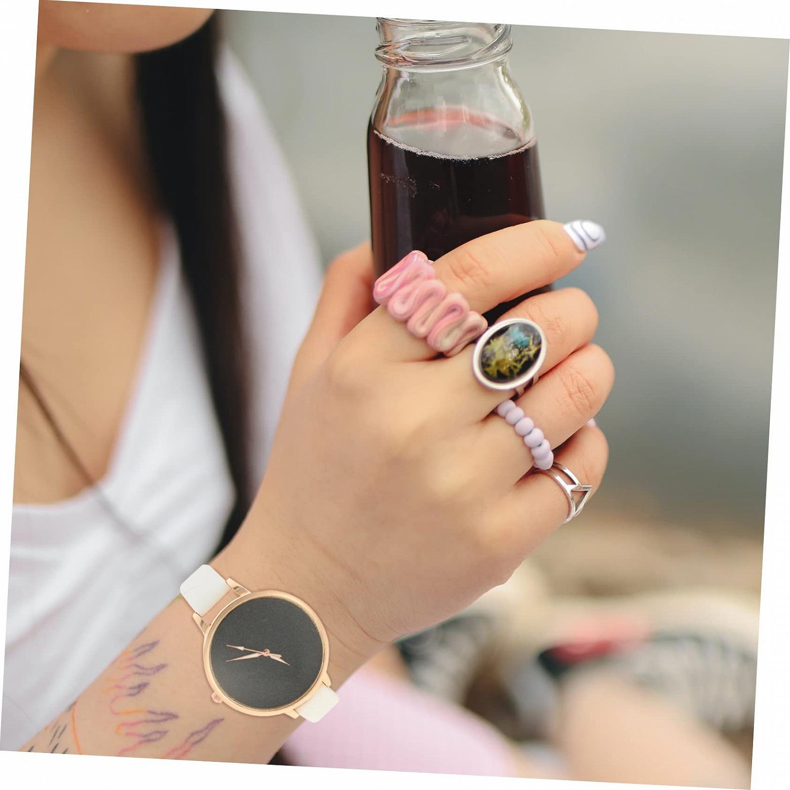 Жіночий Годинник LIFKOME Сталевий корпус Ремінець PU, фото №8