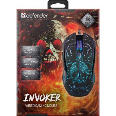 Комп'ютерна мишка Defender Invoker GM-947 Black 52947, фото №9 Комп'ютерна мишка Defender Invoker GM-947 Black 52947, фото №9