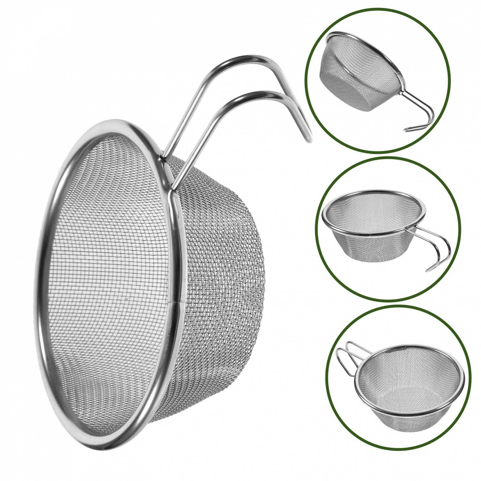 Сито CAXUSD Syrah Mesh-Löffel Kaffeefilter edelstahlschüsseln Campinggeschirr Maschensieb für Sojamilch ultrafeines Sieb Siebwerkzeuge für die Küche Gittergewebe feinmaschig, фото №6