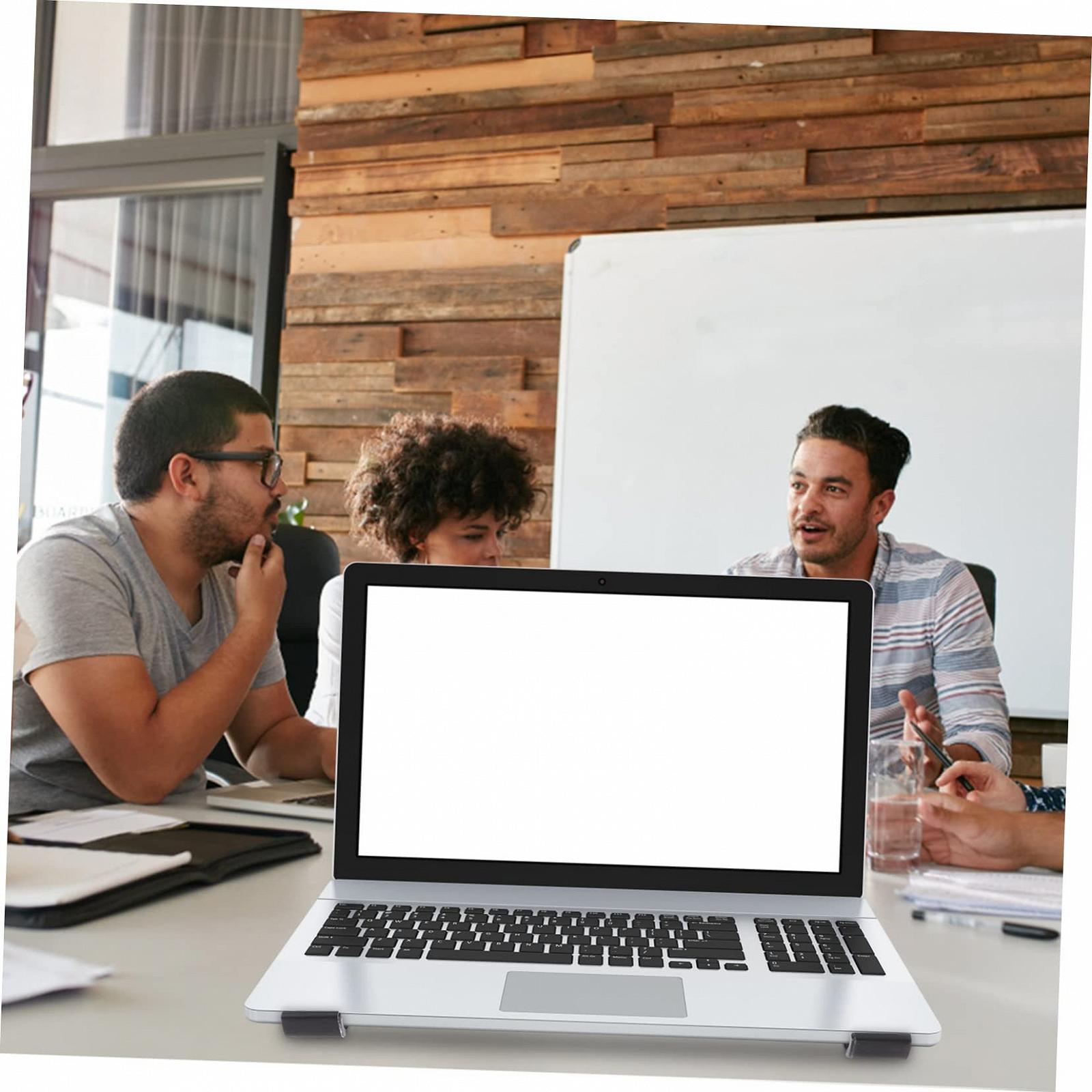 Подставка для ноутбука алюминиевый сплав с охлаждением, эргономичная, треугольная структура, фото №7