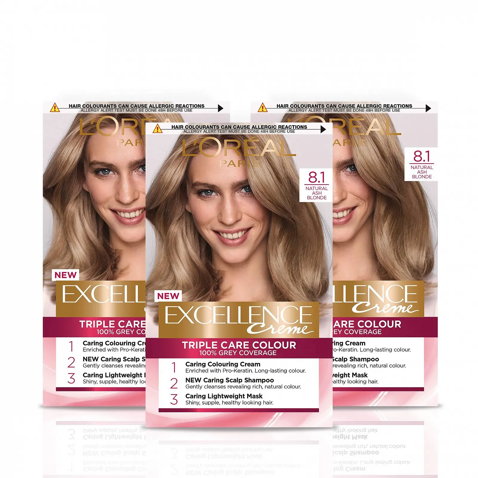 Фарба для волосся L'Oreal Paris Excellence стійка, фото №1 Фарба для волосся L'Oreal Paris Excellence стійка, фото №1