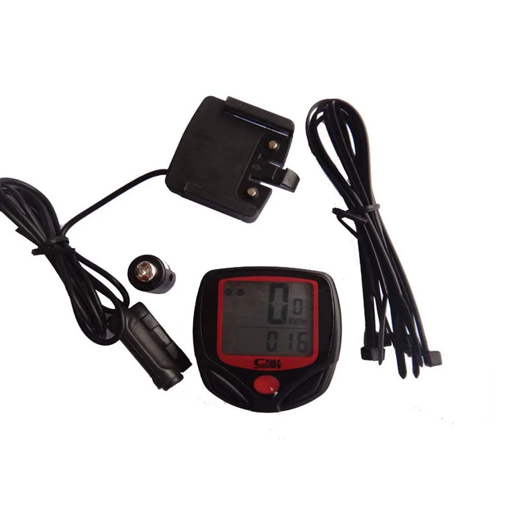 Велокомп’ютер-спідометр Waterproof LCD Display Black, фото №1