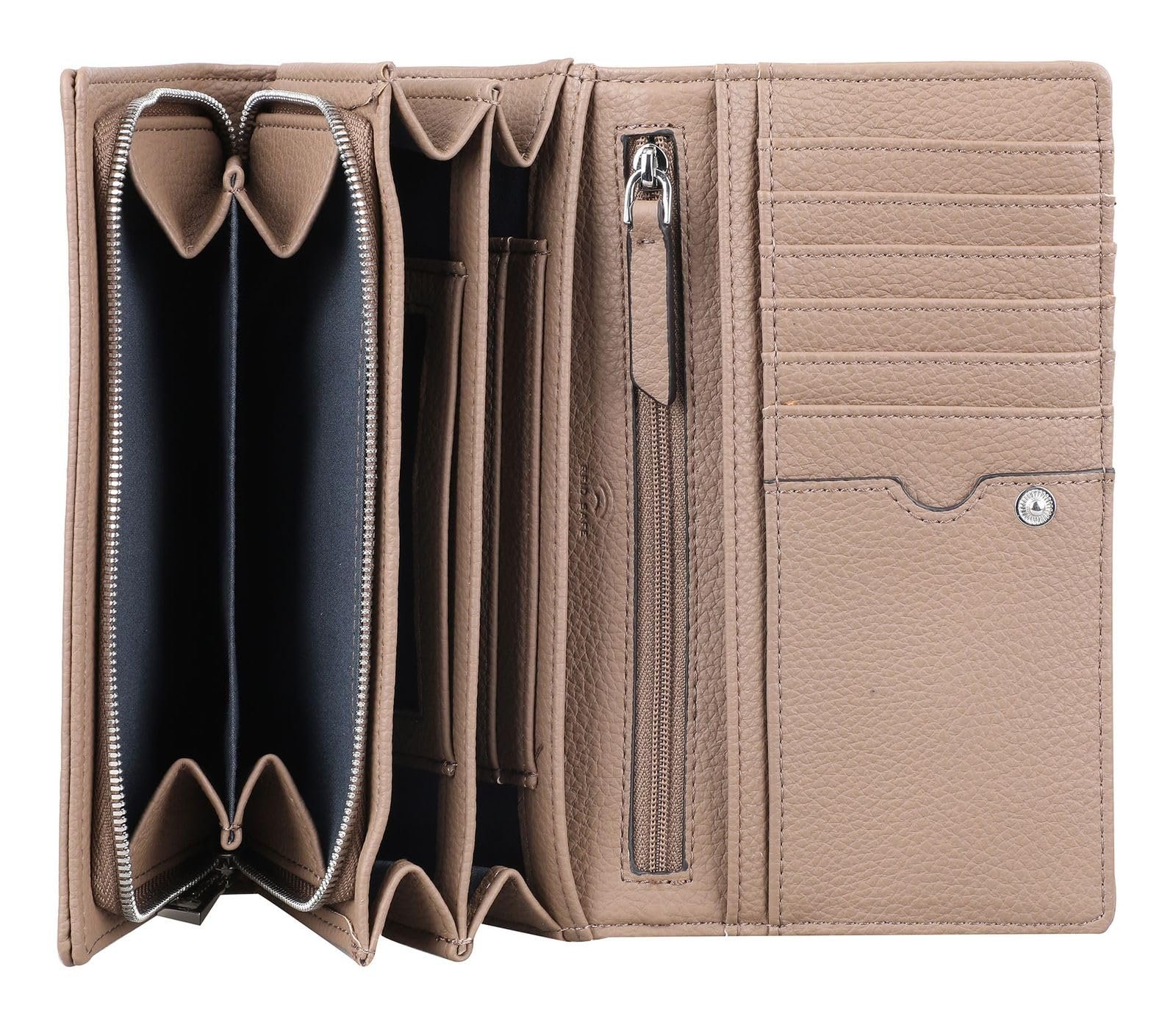 Кошелек Joop! Lettera Europa Purse L Fungi, коричневый, RFID, фото №2