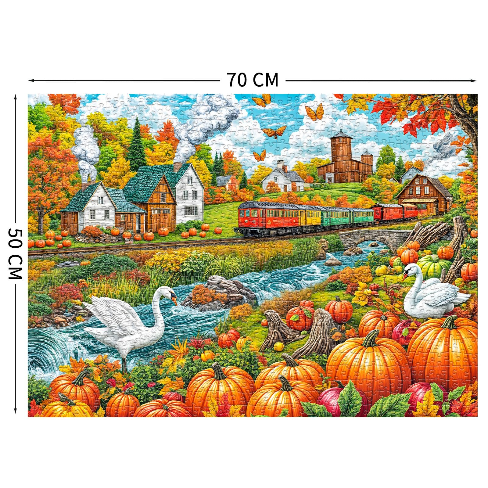 Пазл Harvest City 1000 деталей, фото №2