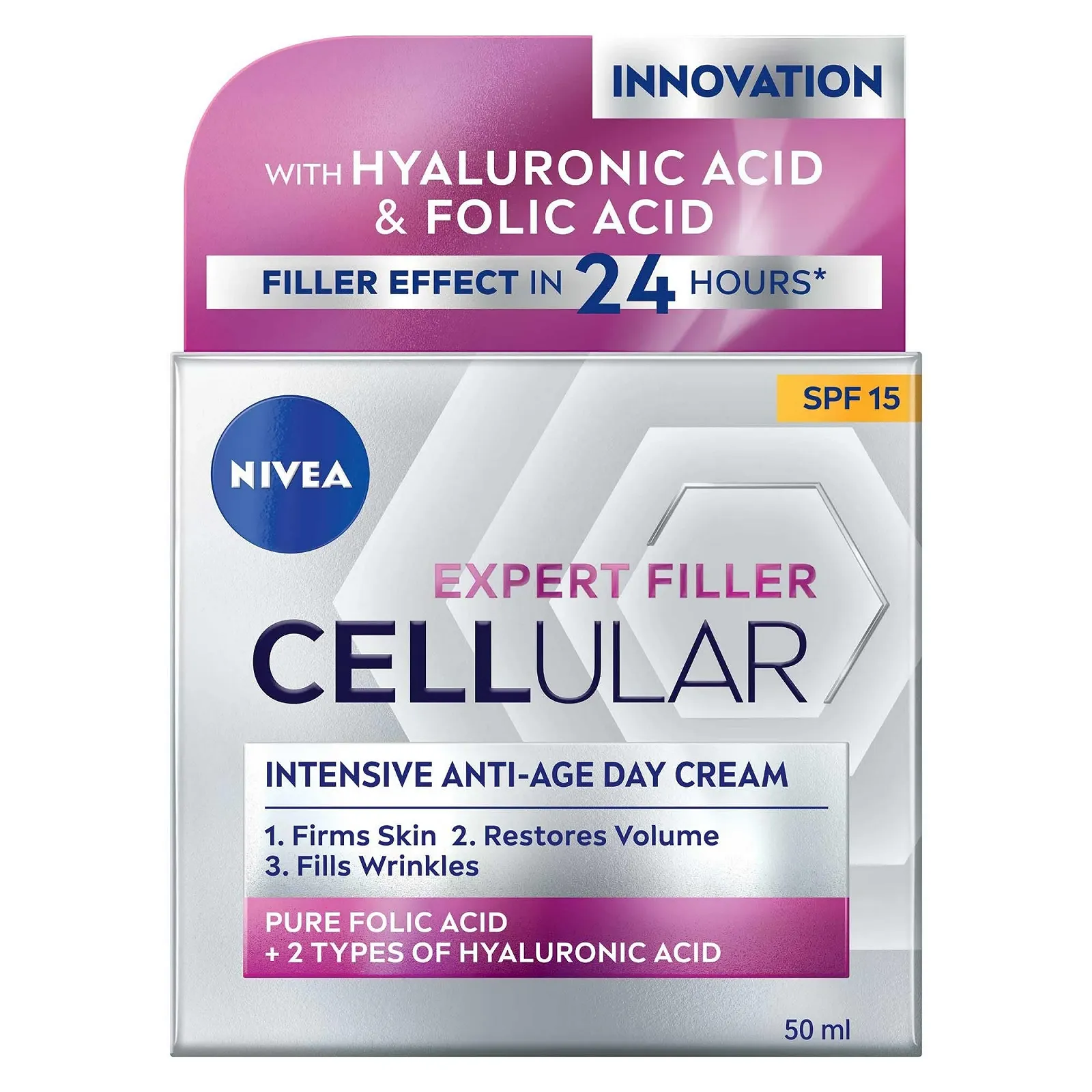 Денний крем Nivea Cellular Anti-Age SPF 15 50 мл, фото №1