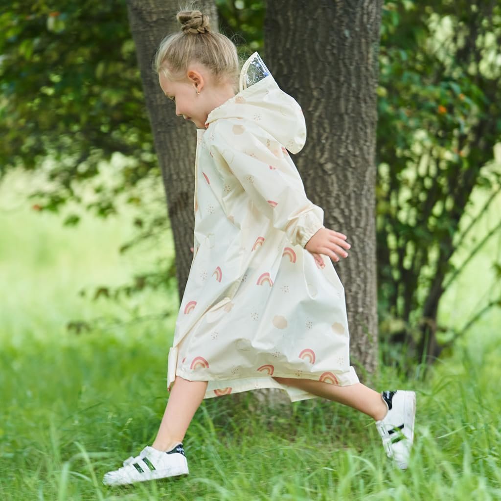Детский дождевик Hovkib для девочек и мальчиков, легкий дождевой плащ для малышей, водонепроницаемый дождевой костюм, Звездное небо, фото №5 Детский дождевик Hovkib для девочек и мальчиков, легкий дождевой плащ для малышей, водонепроницаемый дождевой костюм, Звездное небо, фото №5