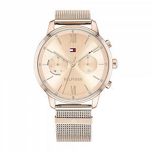 Женские часы Quartz Tommy Hilfiger Blake Multi Dial с сетчатым ремешком из нержавеющей стали - Фото 1
