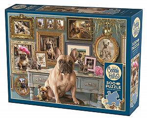 Пазл Cobble Hill Французский бульдог 3845111 500 деталей - Фото 1