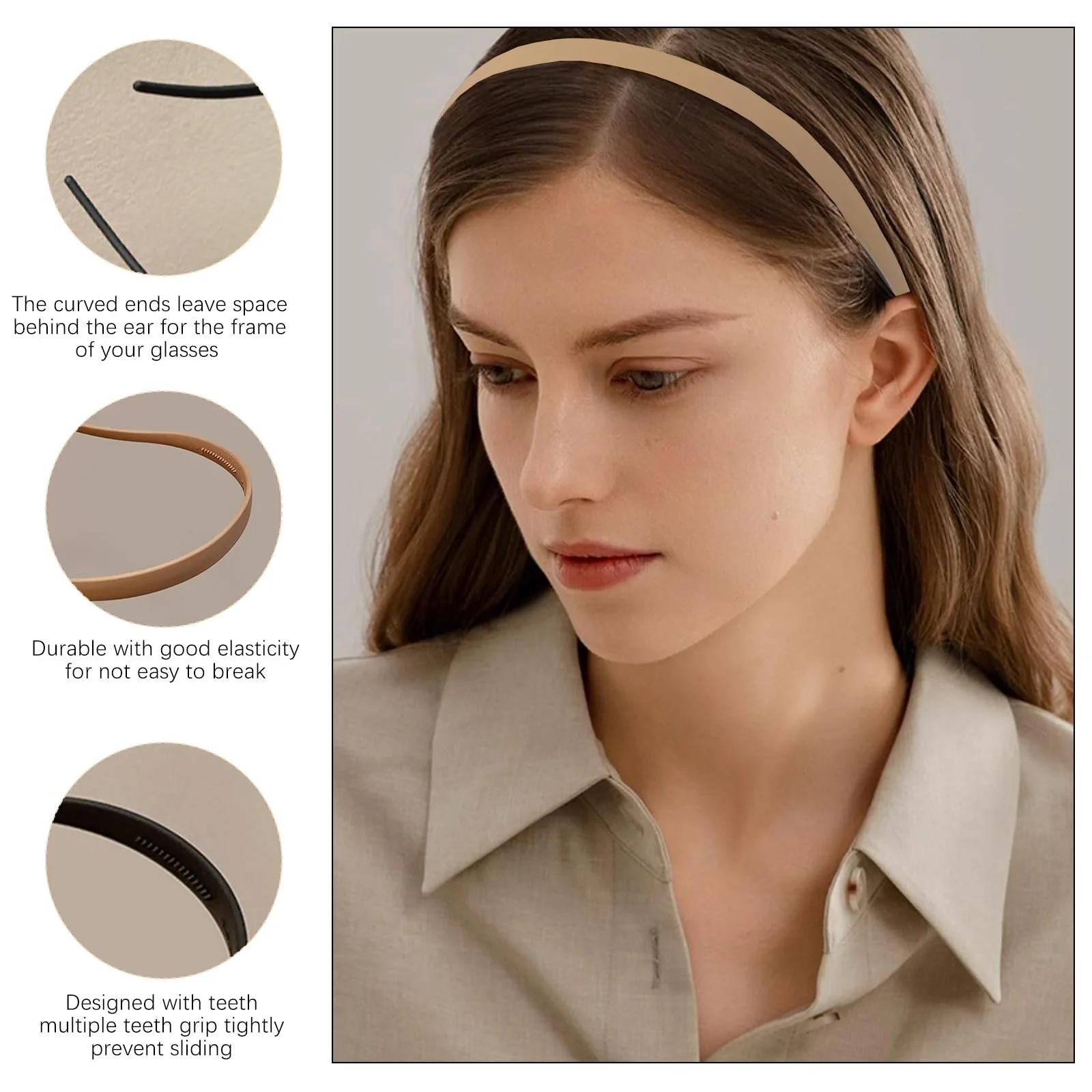 Набор из 3 обручей на голову, фото №5 Набор из 3 обручей на голову, фото №5