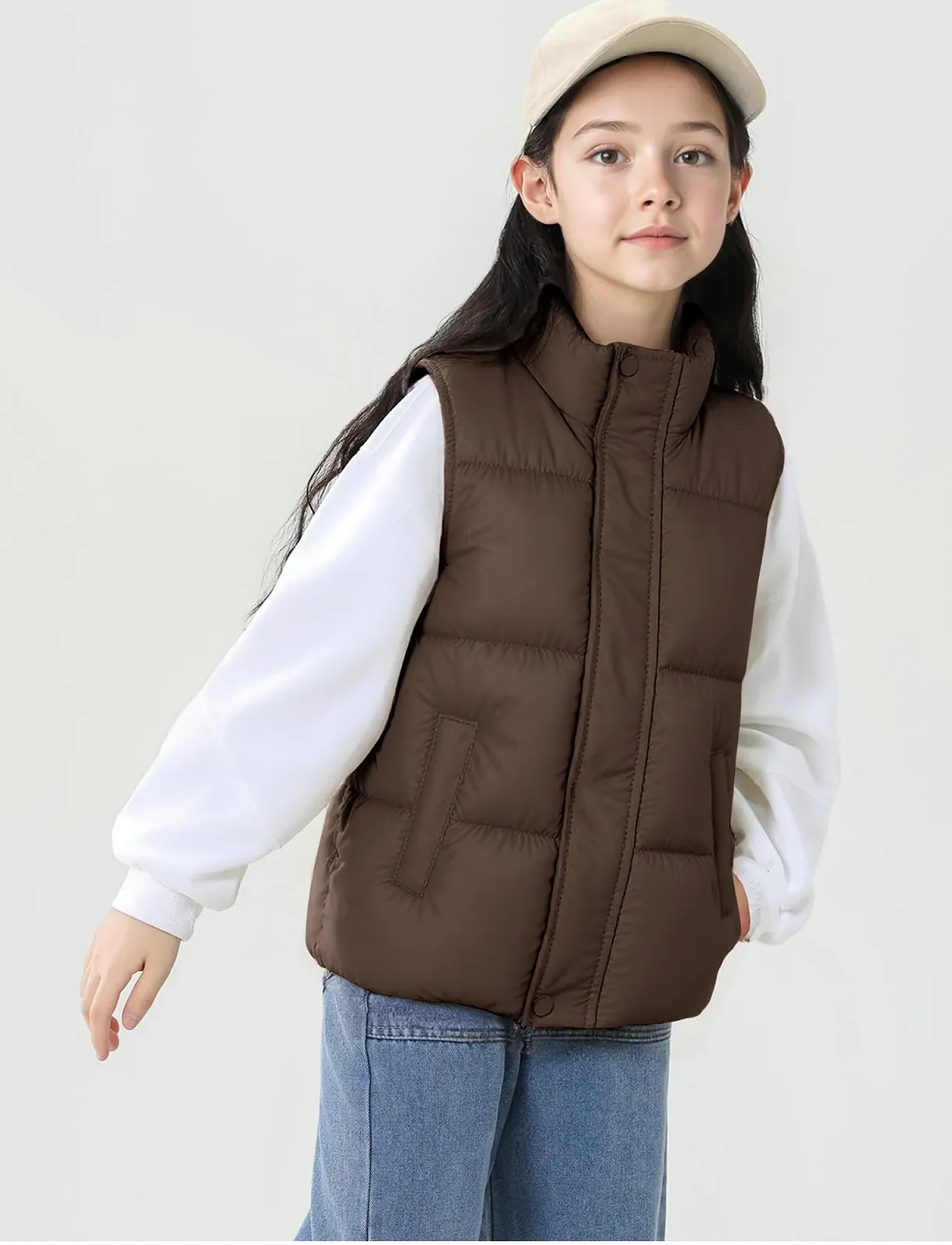 Жилет дитячий Happy Cherry Пуховик Жилет для дівчаток і хлопчиків, фото №2