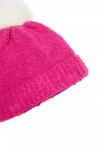 Шапка s.Oliver для девочек, розовая, 51 synthetic.ua - Фото 1