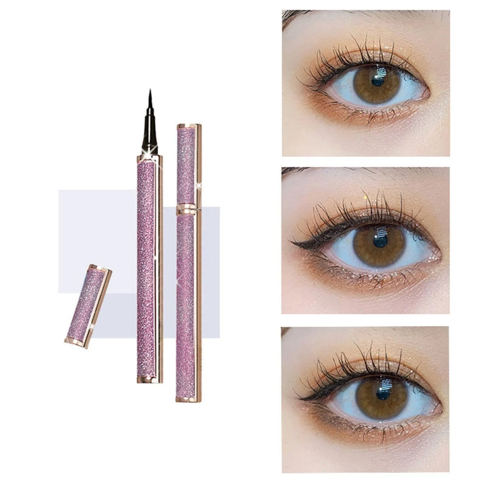 Подводка Starry Sky Жидкая Подводка для глаз Черная Водостойкая Долговечная Тонкая 1 мл (A,), фото №2