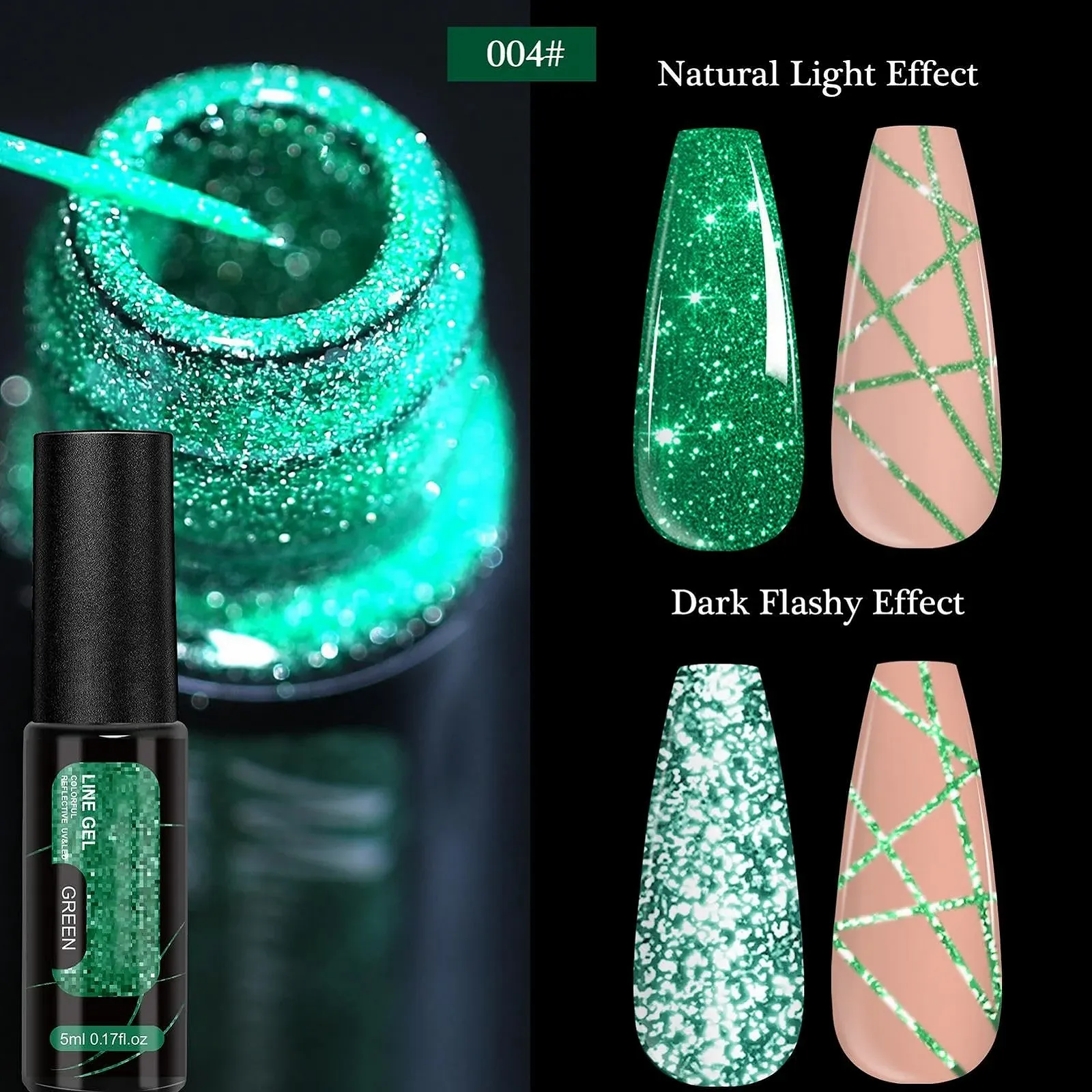 Гель-лак Блёстки Разные оттенки 12 цветов, фото №3