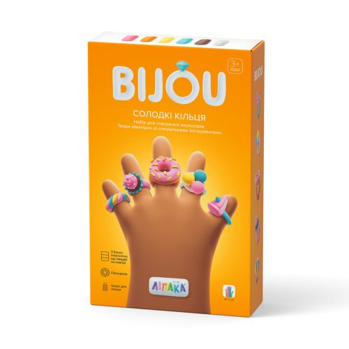 Набор самозастывающего пластилина Bijou Сладкие кольца [tsi236443-TSI], фото №3