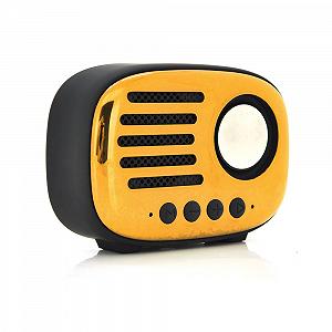 Колонка A4 Bluetooth 4.1 до 10m 1х5W 4Ω 600mAh 90dB TF card/USB DC 5V Gold - Фото 1