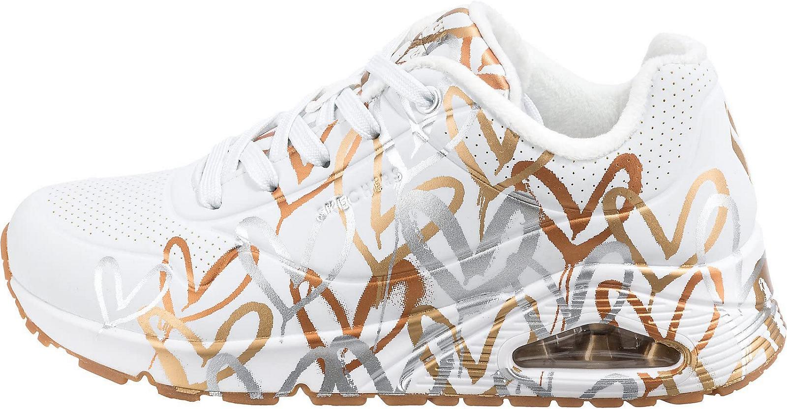 Кроссовки Skechers UNO-metallic Love женские, фото №3