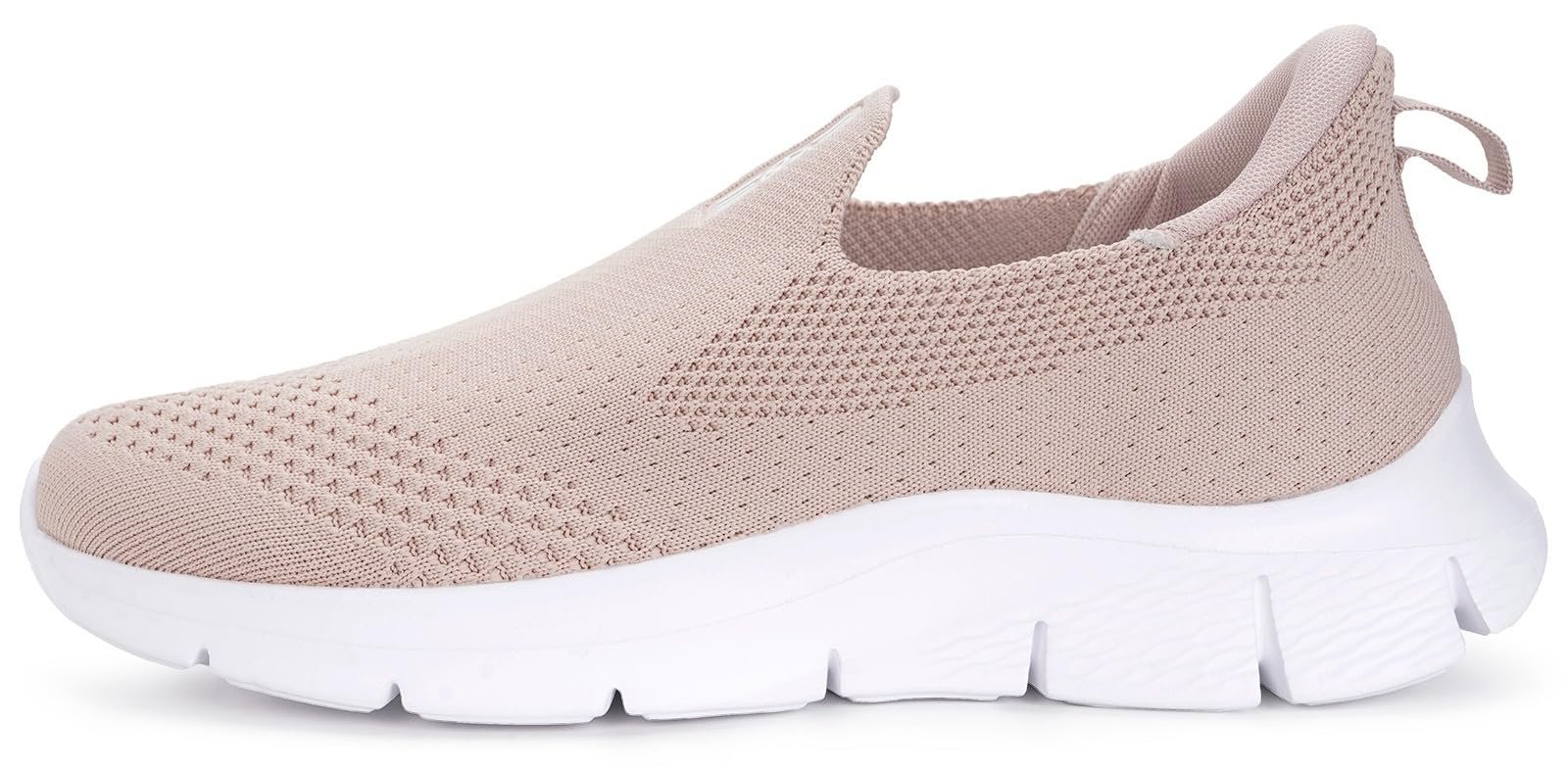 Кроссовки ZUSERIS Унисекс Трикотажные Слипоны Спортивная Обувь Уличная Обувь для Отдыха Пешие Прогулки Фитнес Без Шнурков Поддержка Свода Стопы 36-46, фото №2