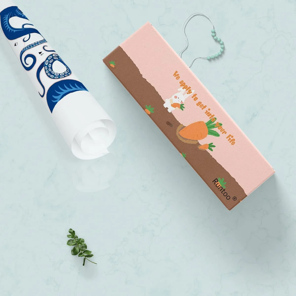 Наклейка на стіну Runtoo Octopus Funny Underwater World Sea Animals, фото №5