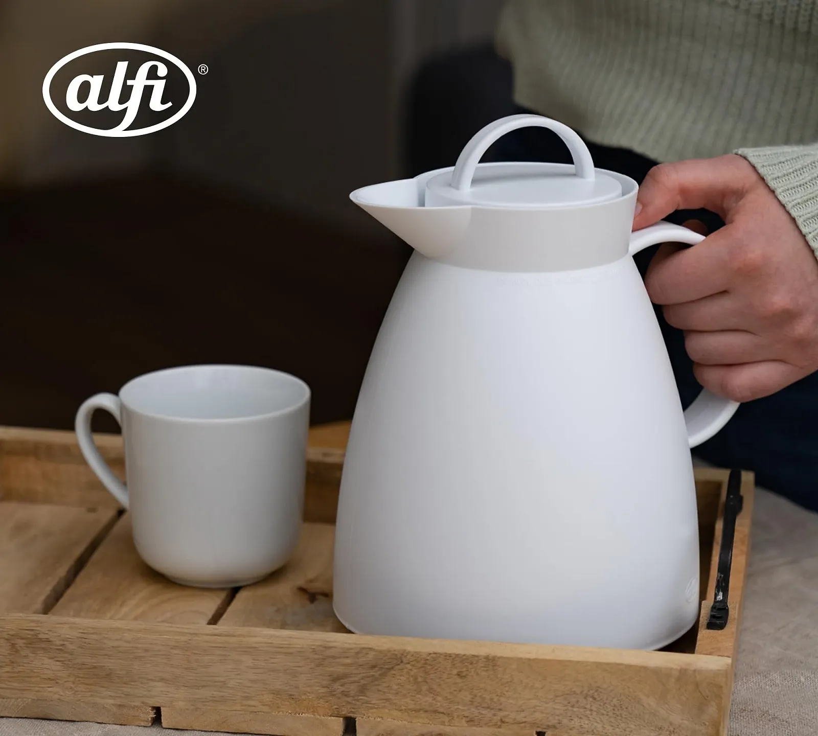 Термос Alfi 1 л белый, фото №2