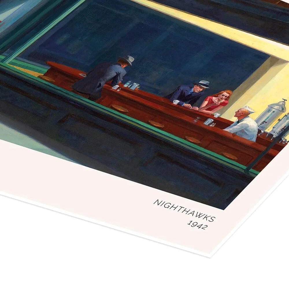 Постер Edward Hopper Night owl 1942 60 x 40 см, фото №3