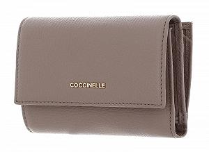 Кошелек COCCINELLE Metallic Soft Кожа Grainy Warm Taupe - Фото 1