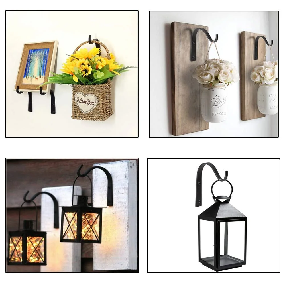 Кронштейны для растений Iron 4 шт. Black, фото №5