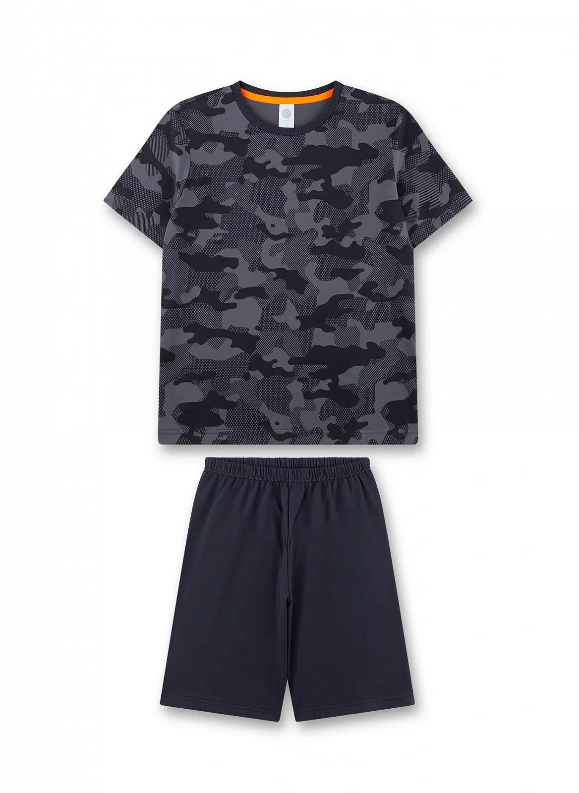 Піжама Sanetta для хлопчиків Коротка Темно-синя, фото №1