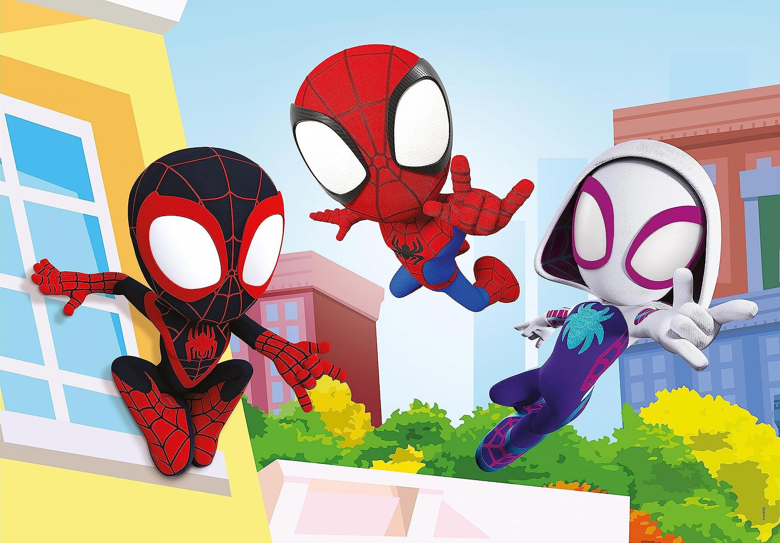 Пазл Clementoni Supercolour Marvel Spidey and His Amazing Friends 24794 2х20 элементов, фото №4