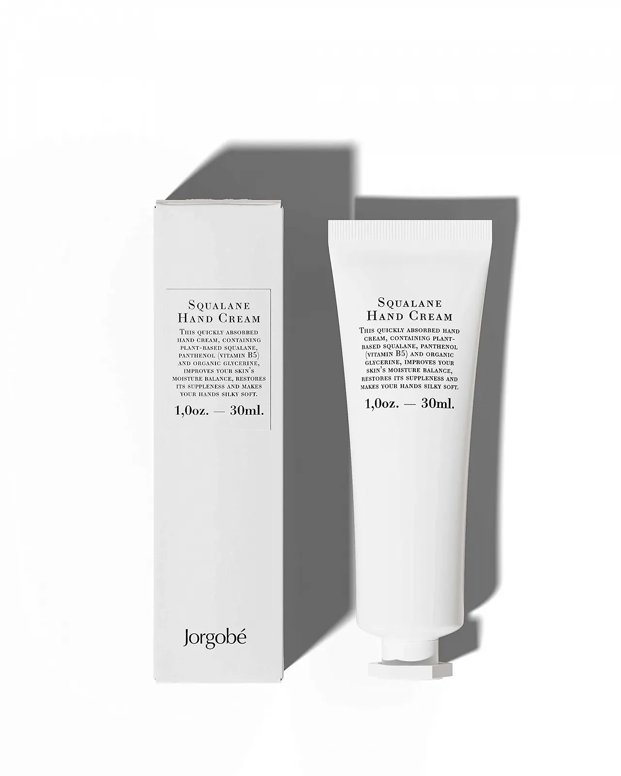 Крем для рук Jorgobe, 00e9 з рослинним скваланом, пантенолом та органічним гліцерином, 30 мл, фото №1