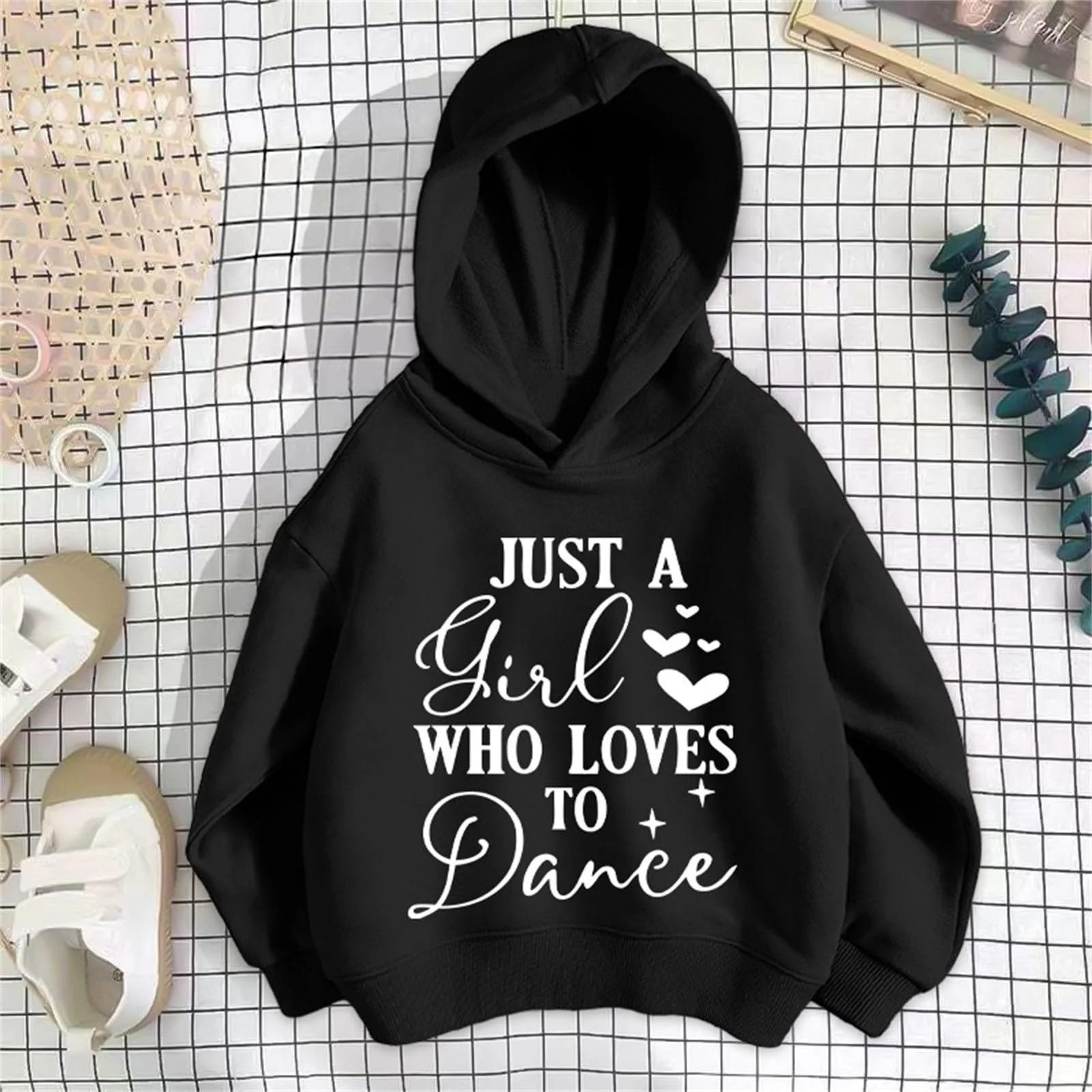 Світшот з капюшоном, спортивний, з принтом, без кишень, фото №2