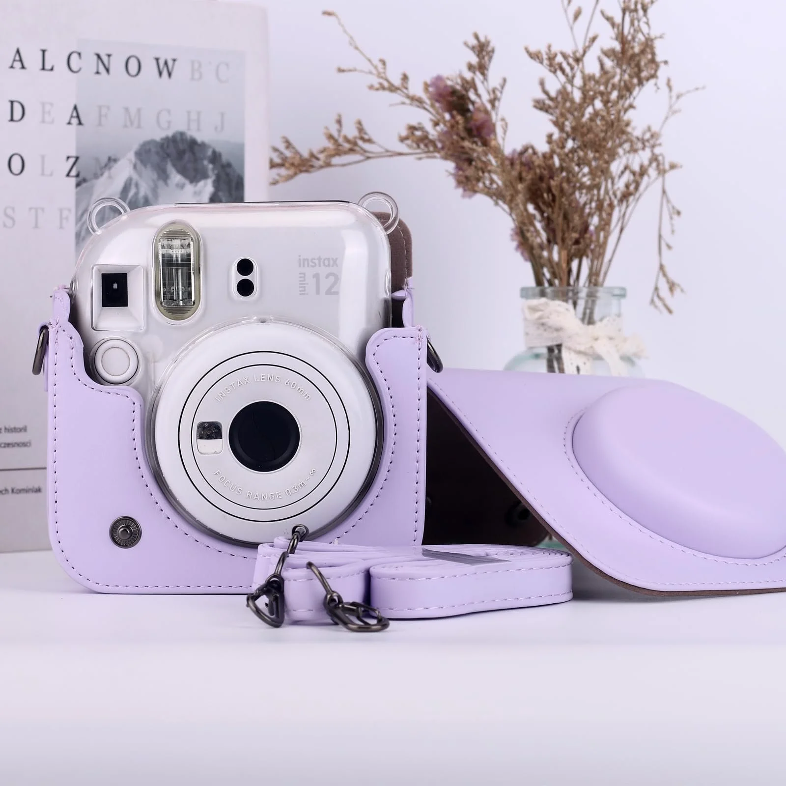 Чохол для камери Frankmate Fujifilm Instax Mini 12 Lilac Purple, фото №4