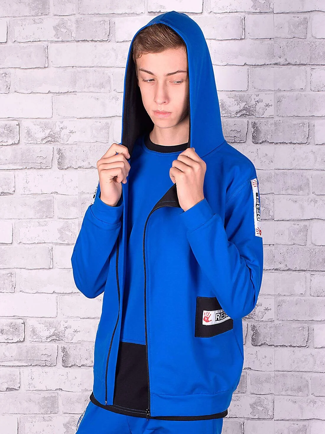 Пуловер с капюшоном BEZLIT 30145 Детский для мальчиков, фото №4