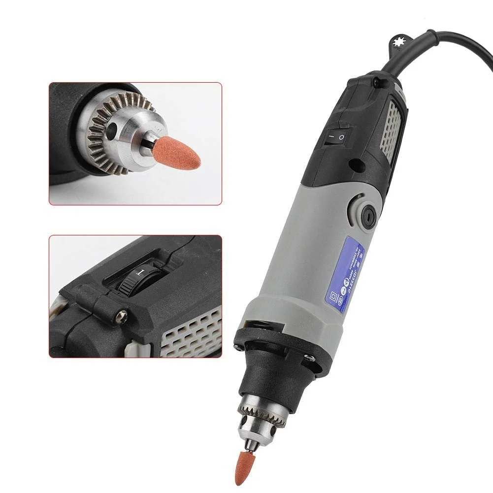 Штанговая Шлифмашина, Мини Штанговая Шлифмашина, 400W Электрическая Шлифмашина 6 Позиции с Переменной Скоростью 220В ЕС Вилка, фото №3