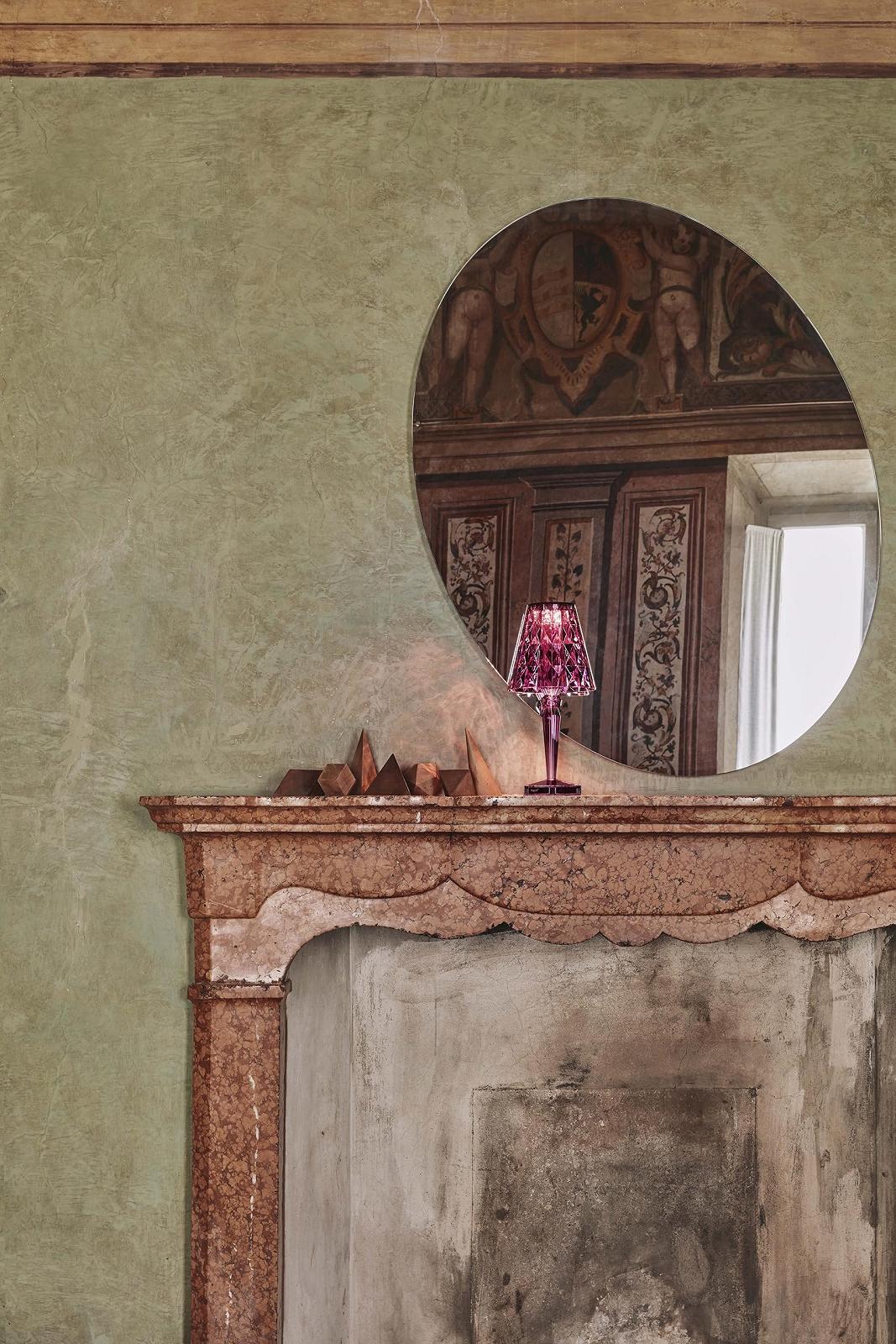 Настільна лампа Kartell Big Battery 37,3 x 17 см Сливова, фото №4