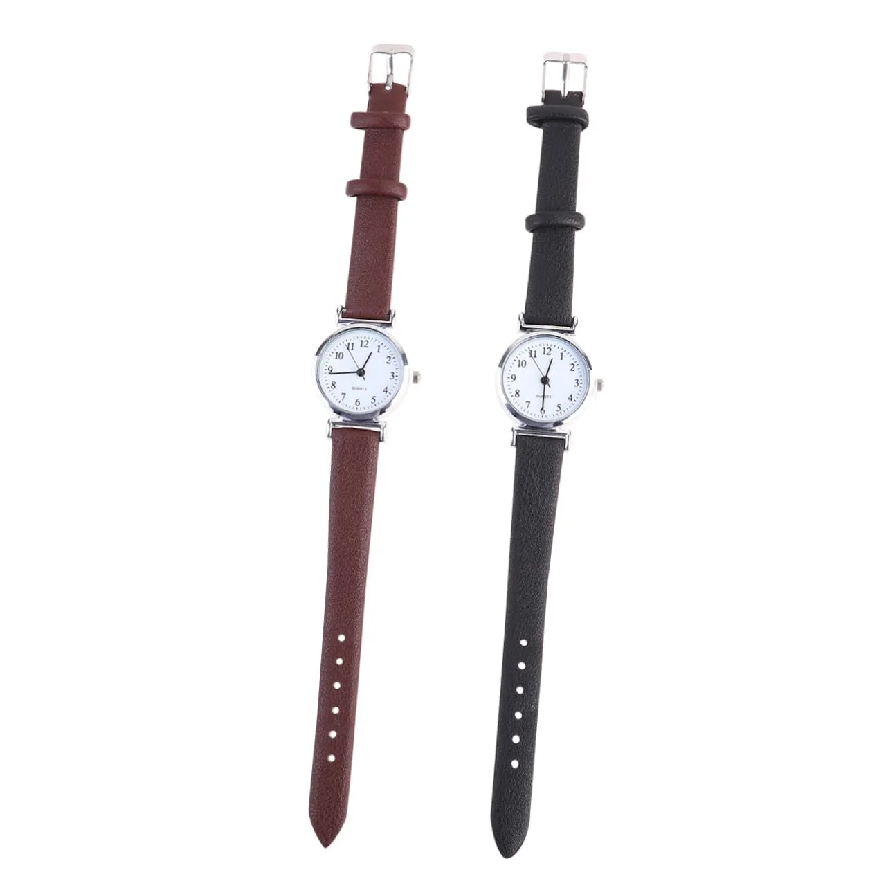 Набор Мужские часы OATIPHO 2 шт Кварцевые часы для студентов Черный, фото №1