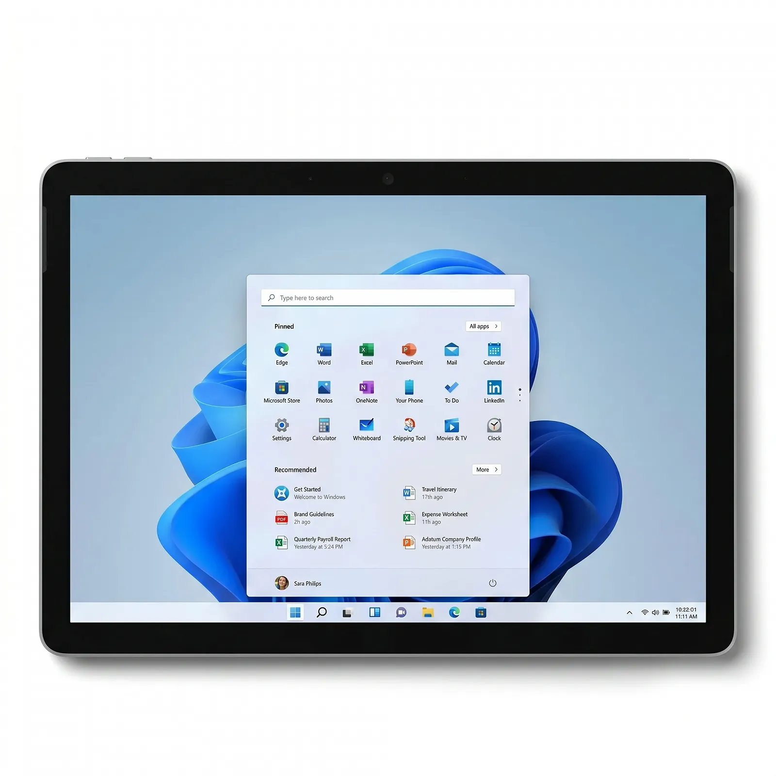 Планшет 10.5" Microsoft Surface Go 3 Intel Pentium 6500Y RAM 8GB SSD 128GB 11ч батарея Win11 Магниевый корпус Платиновый, фото №2