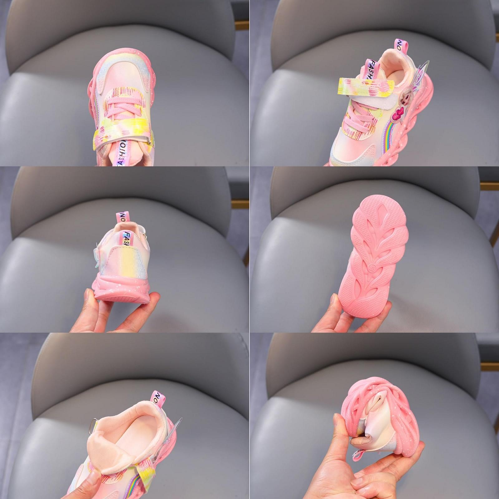 Кроссовки Elsa С LED подсветкой для девочек Розово-фиолетовые Размер 27, фото №6 Кроссовки Elsa С LED подсветкой для девочек Розово-фиолетовые Размер 27, фото №6