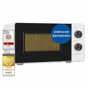 Микроволновая печь Exquisit MW950-070 20 л 700 Вт 24.5 см Белая - Фото 1